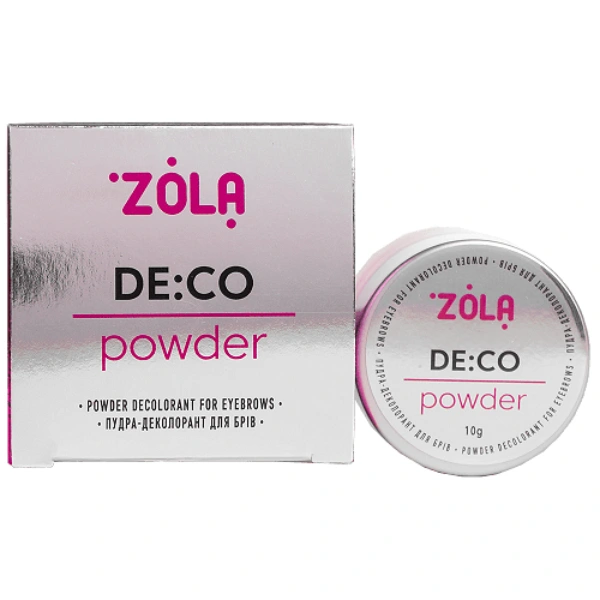 Пудра за обезцветяване / изсветляване на вежди -DE:CO Powder Zola - Image 2